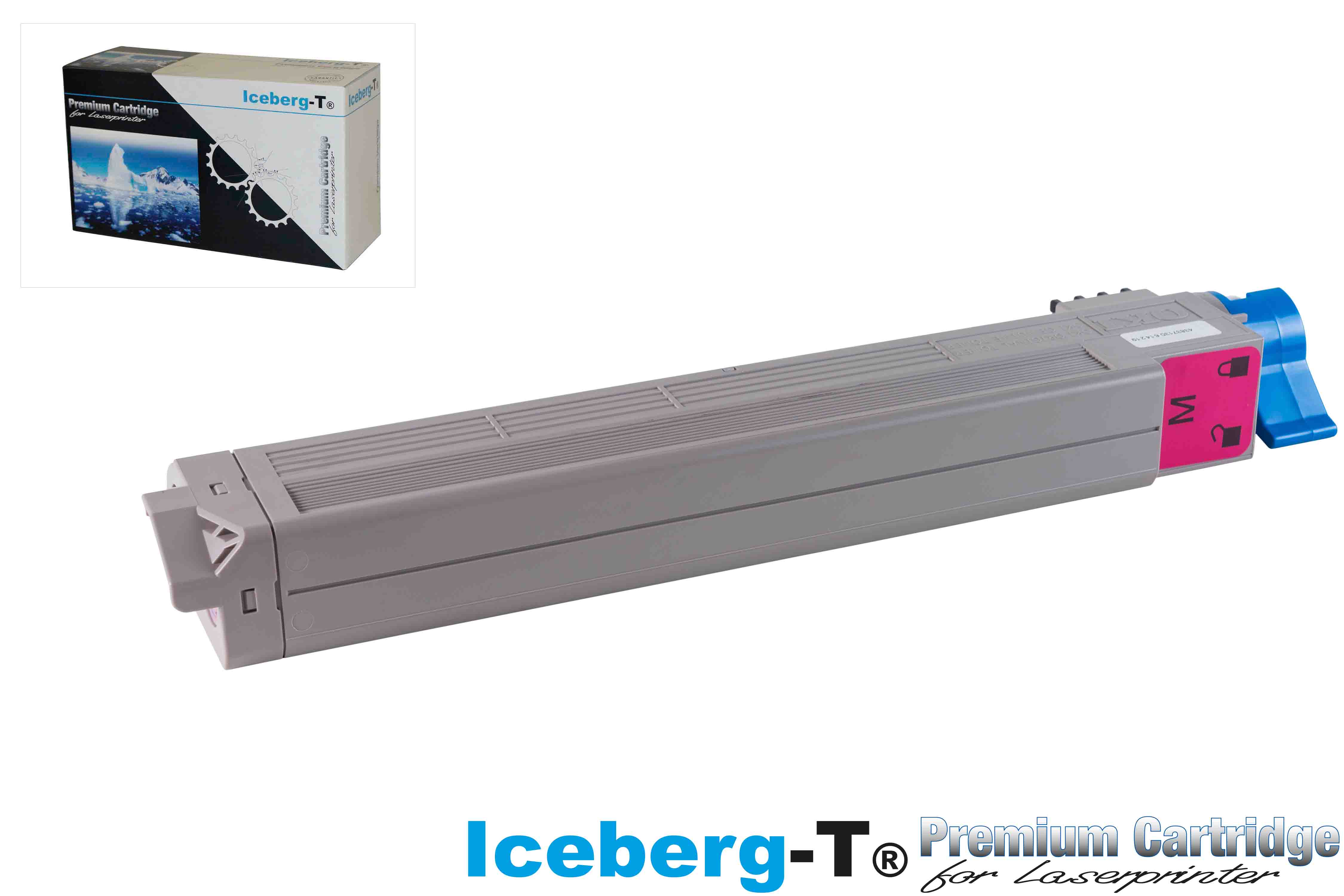 Iceberg-T Toner OKI C9655 22'000 Seiten, magenta