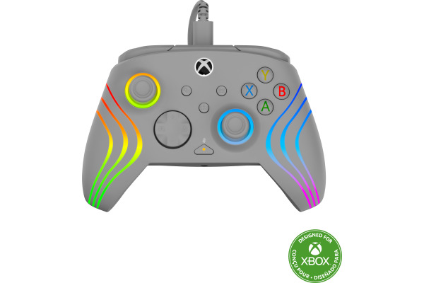 TURTLE B. Afterglow Wave Wired Ctrl. TBC200285 Xbox SeriesX, Grey