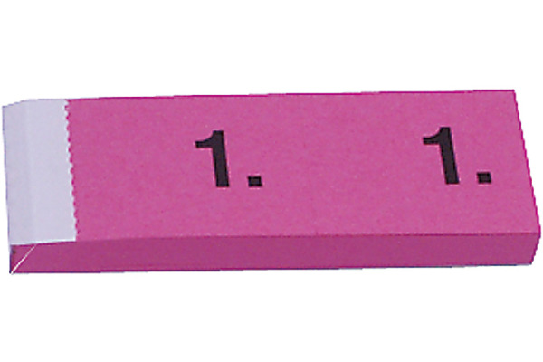 SIMPLEX Garderobenblock 1-100 13076 pink 100 Blatt