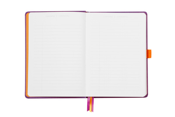 RHODIA Notizbuch Goalbook HC A5 118579C violett, dots 120 Blatt