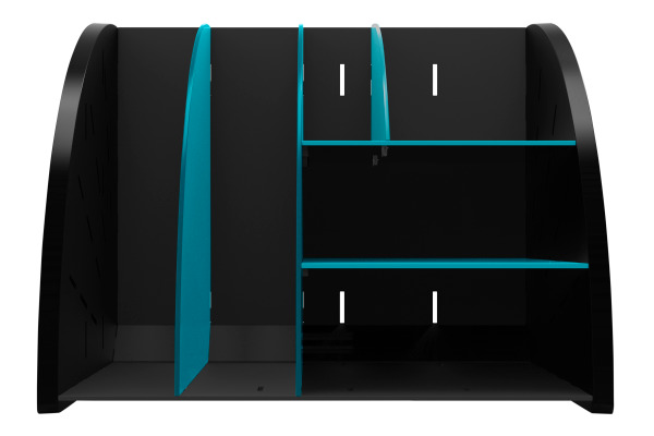 EXACOMPTA Desktop Organizer NeoDeco 394505D schwarz/blaugrün
