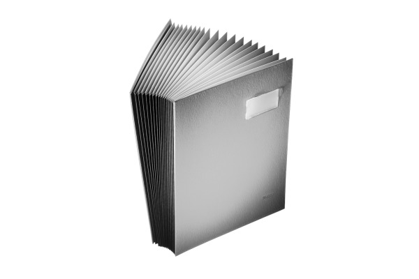 LEITZ Unterschriftsmappen A4 57000085 lichtgrau 20 Fächer