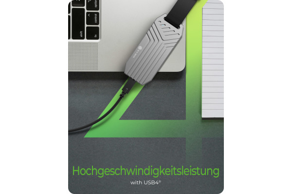 ICY BOX USB4 M.2 NVMe Gehäuse IB1919MC4 40 Gbit/s