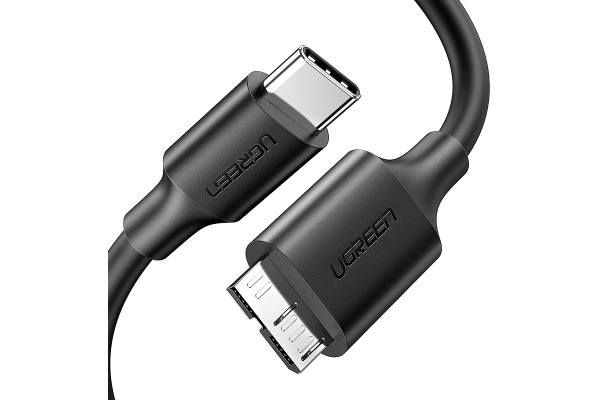 UGREEN USB-C to Micro B Cable 20103 1m, Black, (BB)