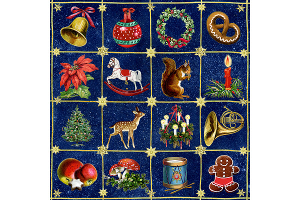 COPPENRAT Schachtelspiel 95269 Nostalgisches Weihnachtsbingo