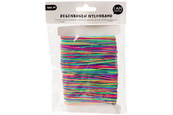 I AM CREA Nylonband 100mx1mm DS-136964 Bunt