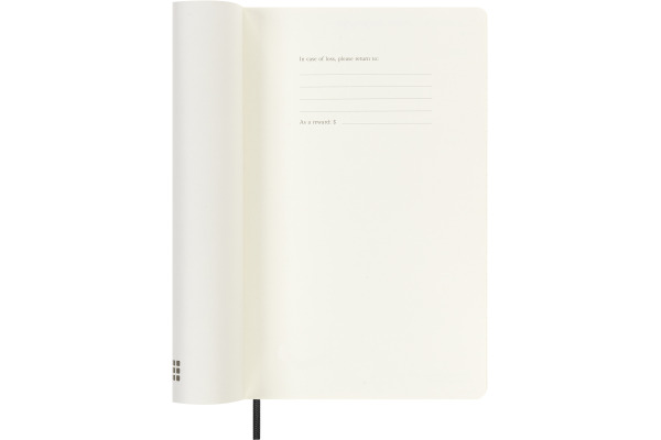 MOLESKINE Tageskalender 26/27 DSB18DC3Y 18M SC schwarz 13x21cm