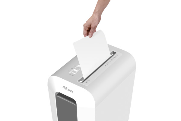 FELLOWES Aktenvernichter Powershred 100110076 LX65, P-4, 22Lt, weiss
