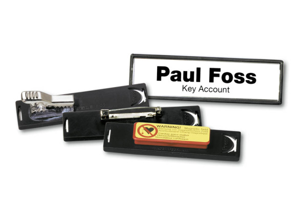 DURABLE Namensschild Clip-Card 67x17mm 813201 25 Stück