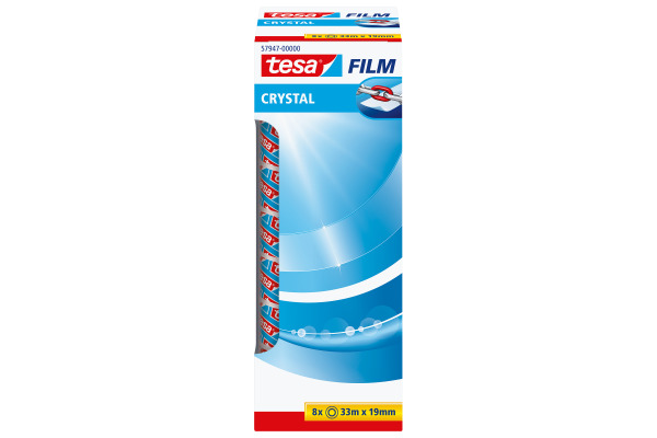 TESA Crystal Tape 19mmx33m 579470000 8 Stück