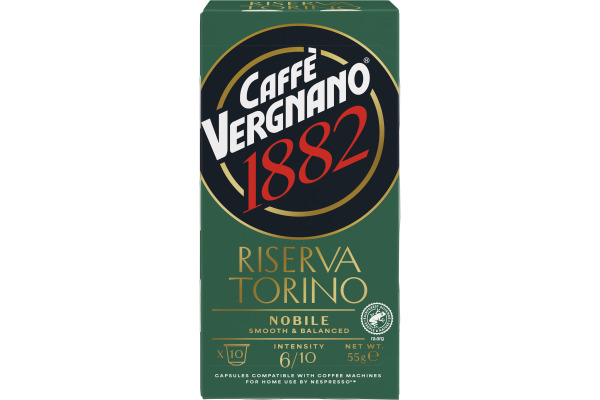 VERGNANO Kaffeekapseln 2743001 Riserva Torino Nobile 10 Stk.