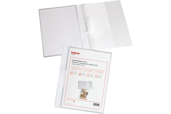 KOLMA Schnellhefter Vario A4 XL 11.005.16 weiss, ExtraSolid