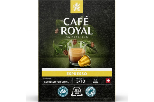 CAFEROYAL Kaffeekapseln Alu 10165678 Espresso 36 Stk.