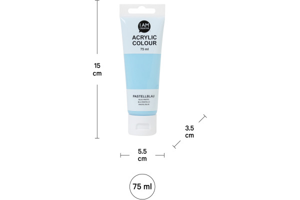 I AM CREA Acrylfarbe 75ml 2001.35 pastellblau