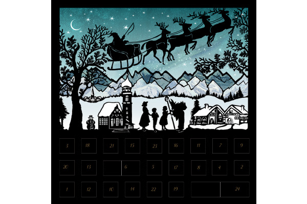 COPPENRAT Adventskalender 15x15cm 71811 Stille Nacht