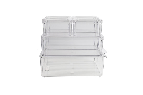 NORDIC Q Fridge/Pantry storage set 2360037 Transparent, 7 pcs.