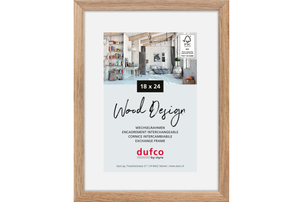 DUFCO Bilderrahmen Hay 18x24cm 161081113 Eiche hell