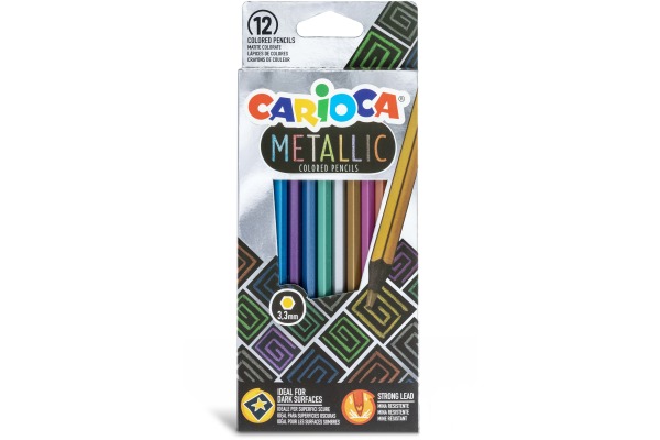CARIOCA Farbstifte Metallic 43164 Metallic E-12