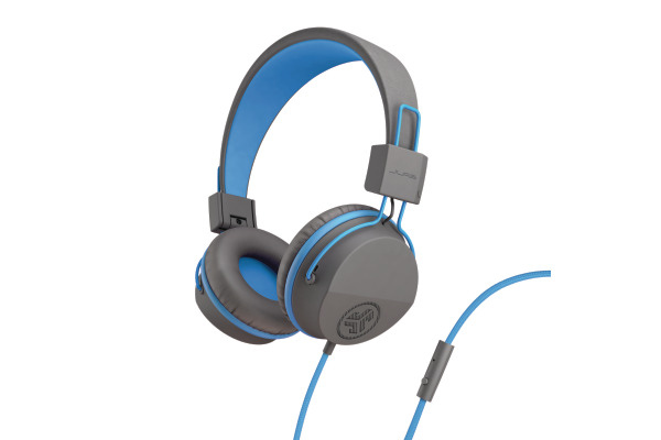 JLAB JBuddies Studio Kids On-Ear IEUHJKSTU Wired, Grey/Blue