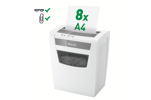 LEITZ Aktenvernichter IQ Home Office 80360000 Modell S P4 80360000 12 Blatt