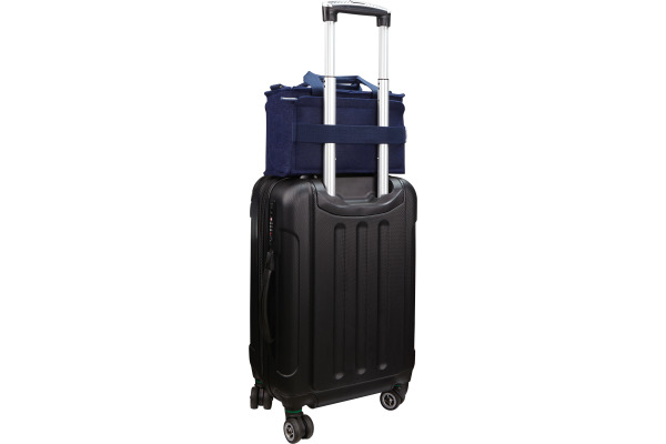 MAGNETOP. Moderatorentasche ecoAware 11123 blau, Filz, inkl. Zubehör