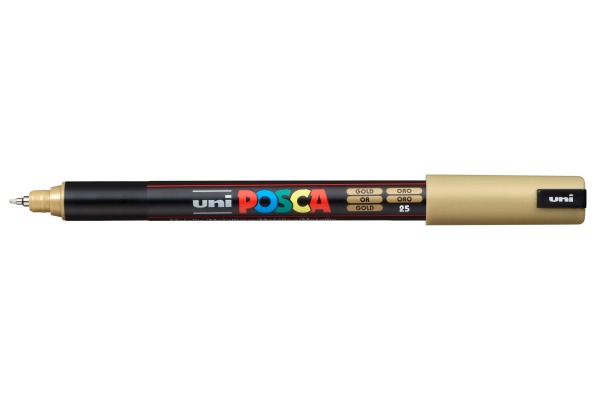 POSCA Fineliner 0.7mm PC-1MR gold