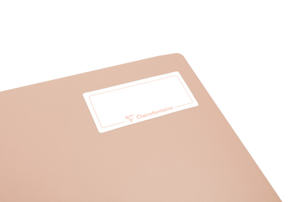CLAIREFON Koverbook Schulheft Blush A5 961772C 90g, liniert eisblau / koralle