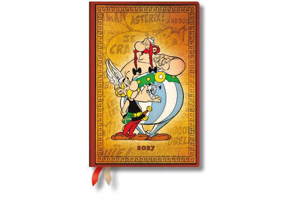 PAPERBLAN Agenda Asterix & Obelix 2027 DD1743-2 1W/2S HOR Mini HC DE 9.5x14cm