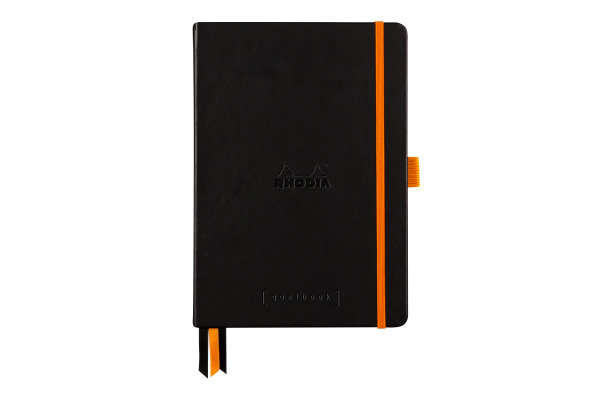 RHODIA Notizbuch Goalbook HC A5 118571C schwarz, dots 120 Blatt