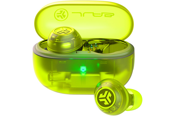 JLAB Go Pop ANC Earbuds IEUEBGOAN True Wirel.Transp.Neon Green