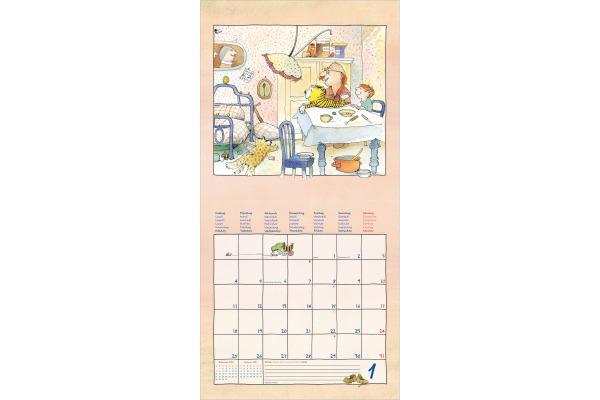 ALPHA EDI Bildkalender 2027 161491 Janosch ML 30x30cm