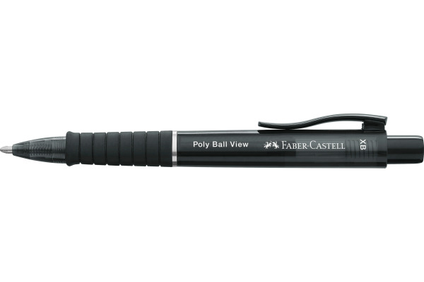 FABER-CA. Kugelschreiber Poly Ball View 145755 Schwarz XB