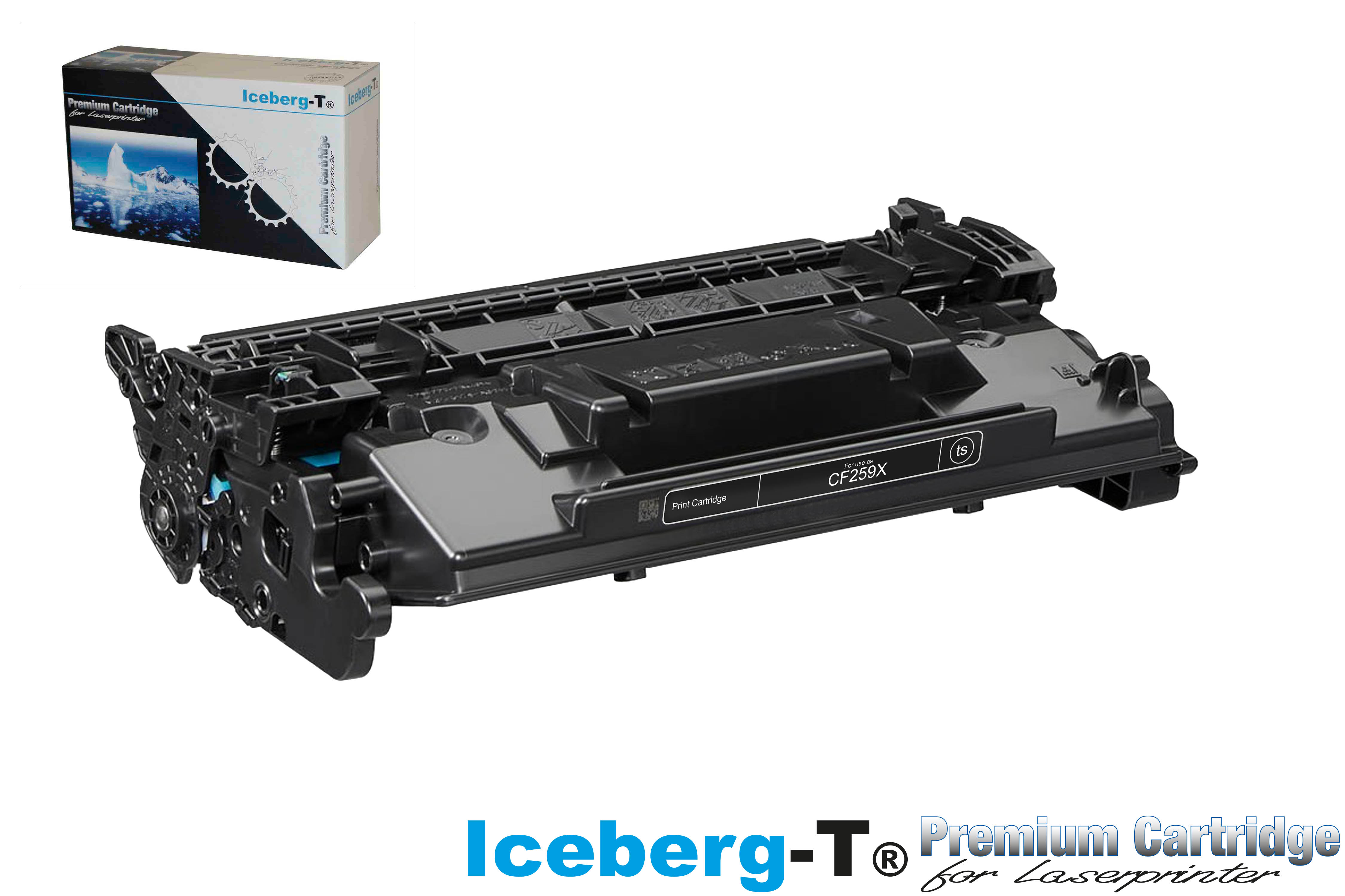 Iceberg-T Toner CF259X 10'000 Seiten, schwarz