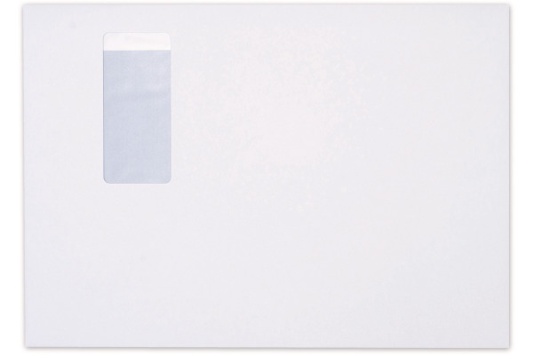 BÜROLINE Couvert m/Fenster rechts C4 105929 120g, weiss 10 Stück