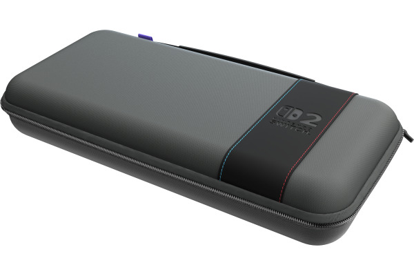 TURTLE B. PlayTrek Travel Case TBA-8202 NSW 2, Charcoal Black