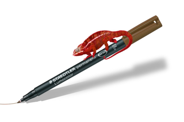 STAEDTLER Lumocolor permanent F 318-7 braun