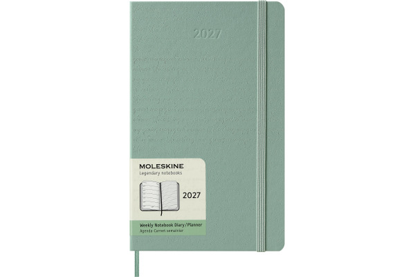 MOLESKINE Agenda Classic Large 2027 999279165 1W/1S salbeigrün HC 13x21cm