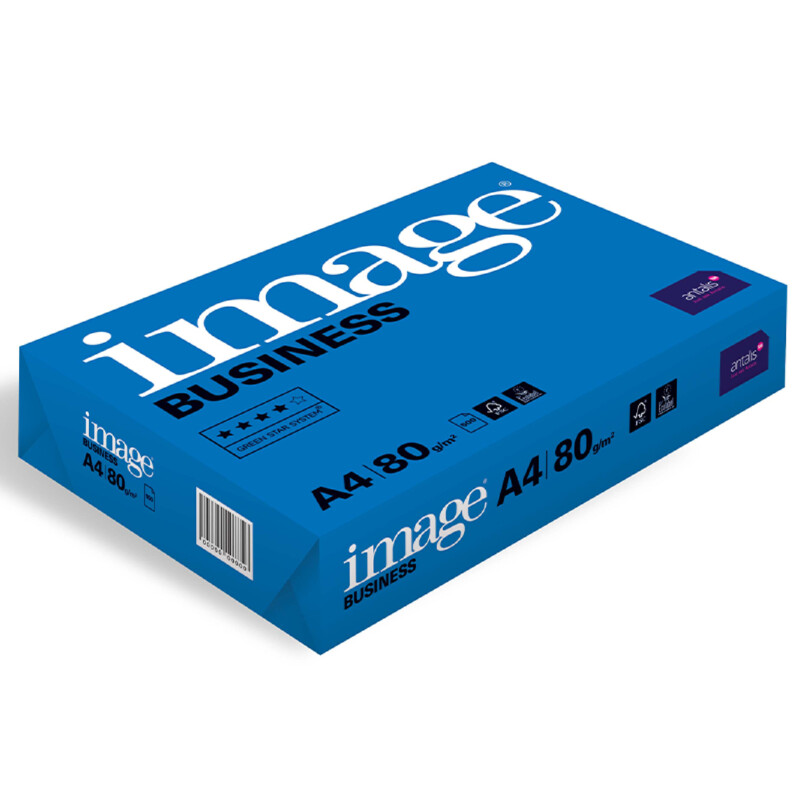 Kopierpapier Image Business A4 80g, hochweiss 1 Palette 100'000 Blatt Box zu 5 x 500 Bl./Bg., FSC mix credit