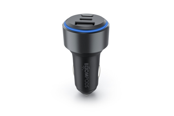 BOOMPODS Boomtag Car Charger TCARUN Universal grey
