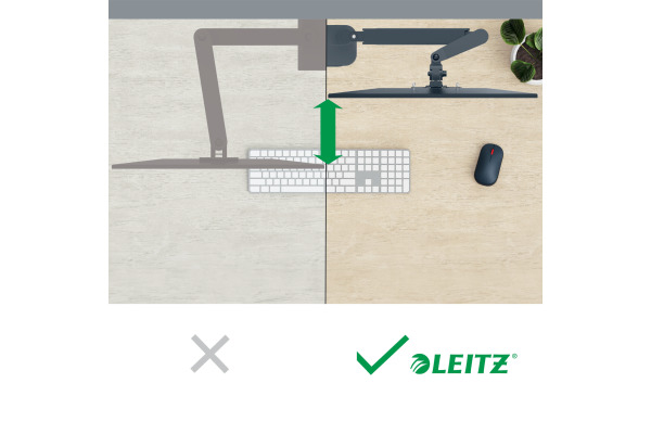 LEITZ Monitorarm ERGO 65370089 grau, dual