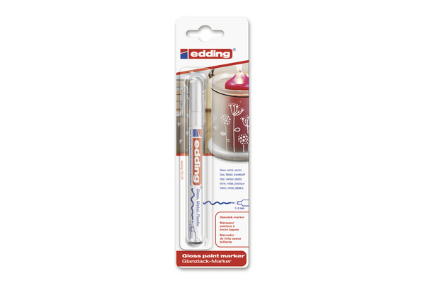 EDDING Paintmarker 751 CREA 1-2mm 751BLI-49 weiss Blister