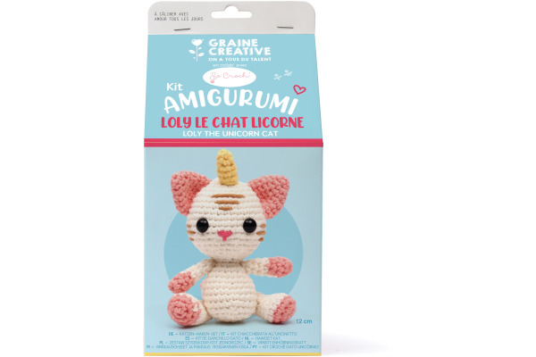 GRAINECRÉ Amigurumi Kit GC-420221 Einhornkatze