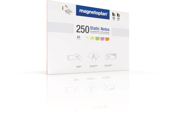 MAGNETOP. Static Notes A3 11250310 ass. 250 Stück