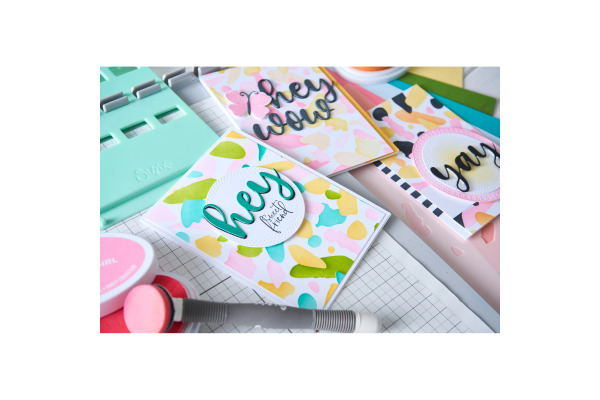 SIZZIX Stanzformen 666991 Border Party Circles 6 Stück