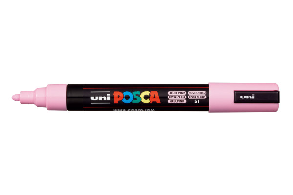 POSCA Marker 1.8-2.5mm PC-5M hellrosa, Rundspitze