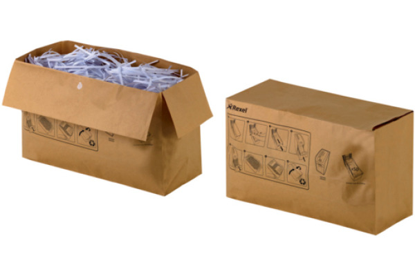 REXEL Abfallsack Recycelbar 32lt 2102505 braun 50 Stück