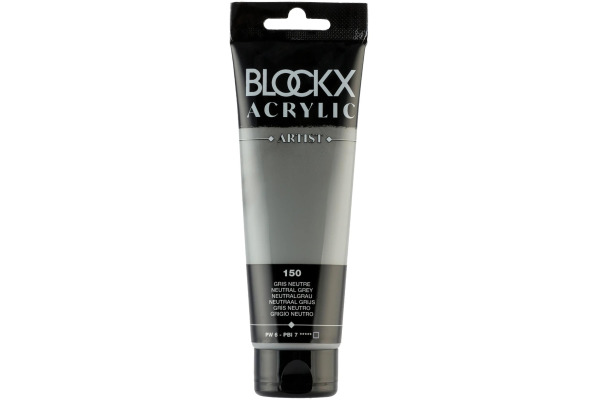 BLOCKX Acrylfarbe 120ml 60150BXC neutralgrau