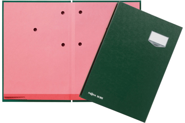 PAGNA Unterschriftenmappe De Luxe A4 24202-03 grün 20-teilig
