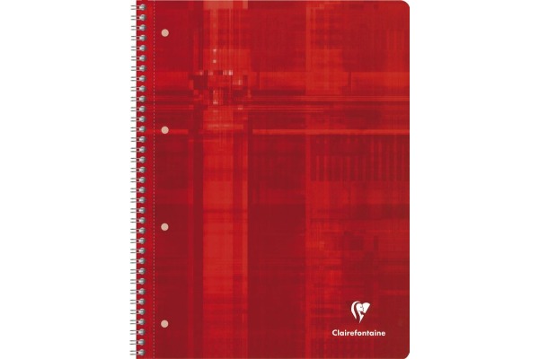 CLAIREFON Spiralheft Studium A4 8256C ass., liniert 80 Blatt