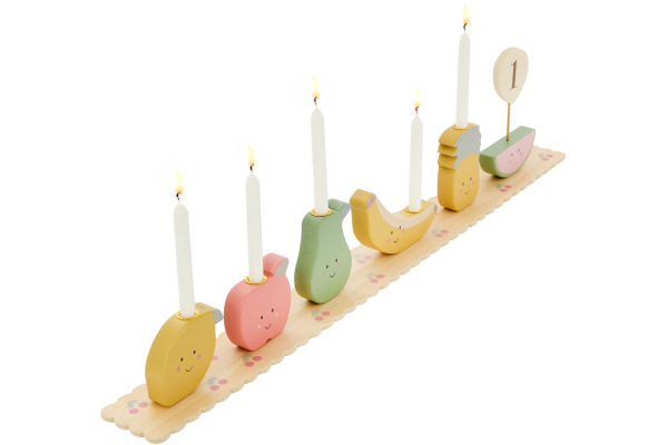 JABADABAD Geburtstagsdeko Früchte 63cm T343